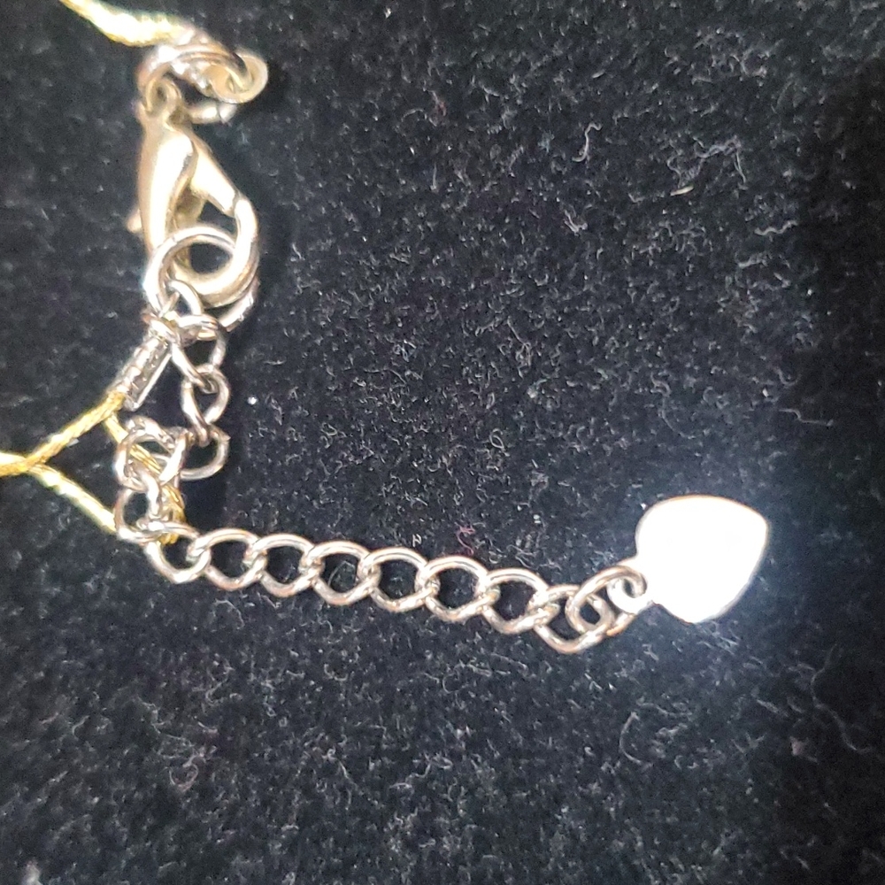 Double Chain Long Statement Necklace - image 5